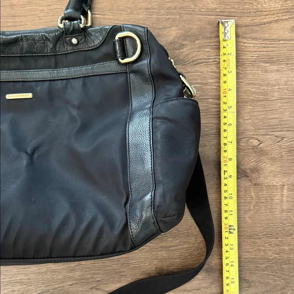 Rebecca Minkoff Knocked up Black Nylon and Leather Diaper bag Tote